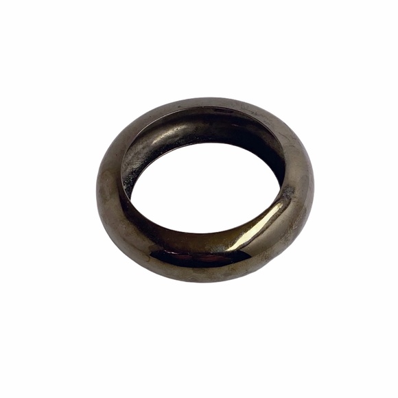 s-l400.jpg ALEXIS BITTAR liquid gunmetal bracelet #56
